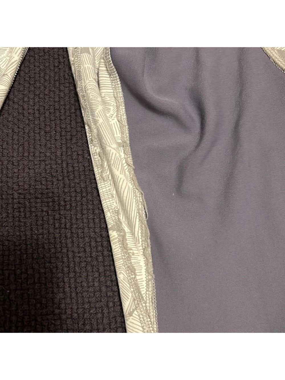 Athleta Printed Capri Leggings Mesh Panels High Rise Women's Athletic Crop - Picture 5 of 9